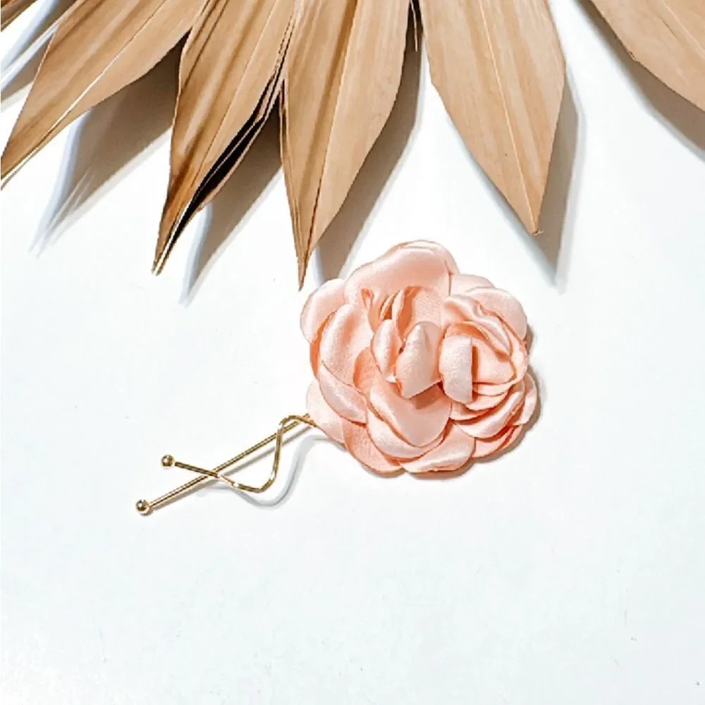 Boho flower hair clips S755